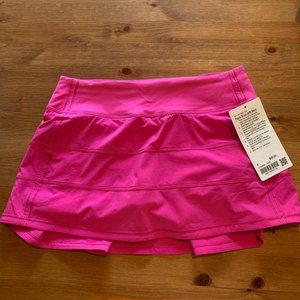 Lululemon NWT Sonic Pink Pace Rival MR Skirt
